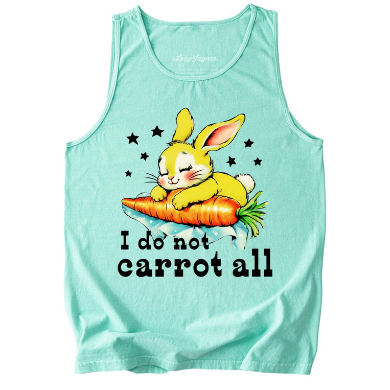 I Do Not Carrot All Comfort Colors Graphic Tank Top - Island Reef
