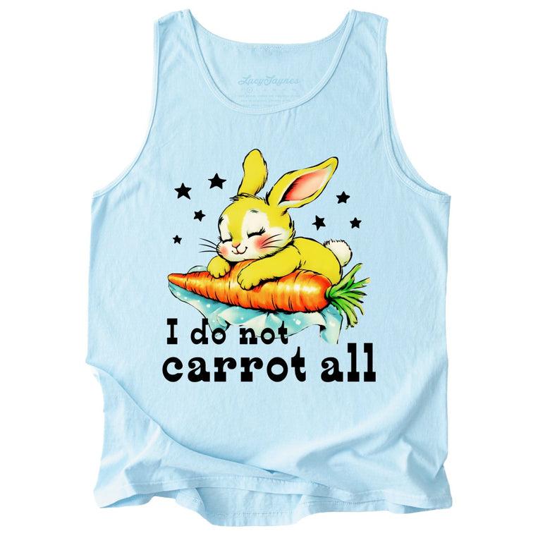 I Do Not Carrot All Comfort Colors Graphic Tank Top - Chambray