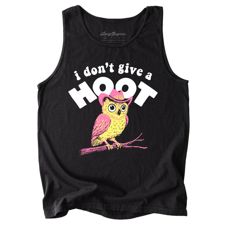 I Don't Give A Hoot Comfort Colors Tank Top