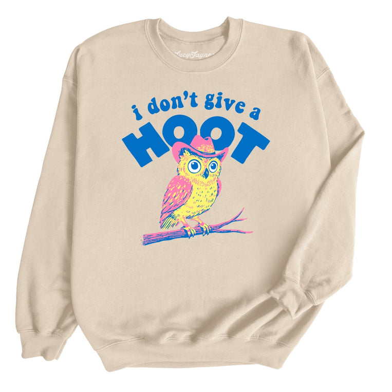 I Don't Give A Hoot - Sand - Unisex Sweatshirt
