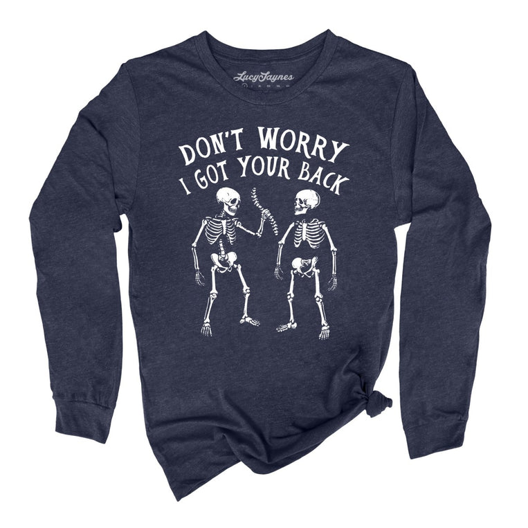 I Got Your Back - Heather Navy - Full Front