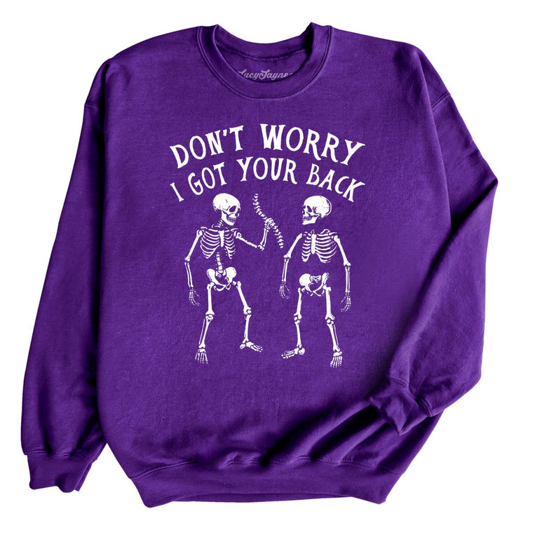 I Got Your Back - Purple - Full Front