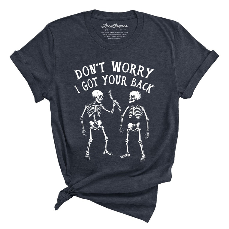 I Got Your Back - Heather Navy - Full Front