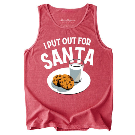 I Put Out For Santa Comfort Colors Tank Top
