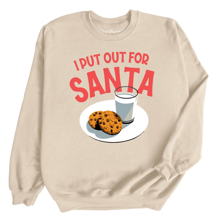 I Put Out For Santa - Sand - Full Front