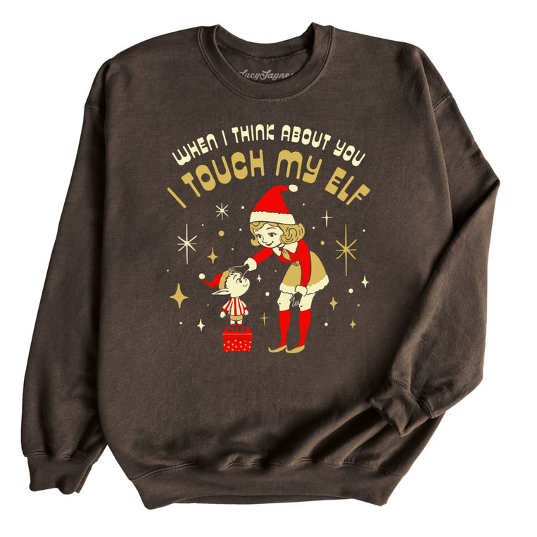 I Touch My Elf - Dark Chocolate - Front