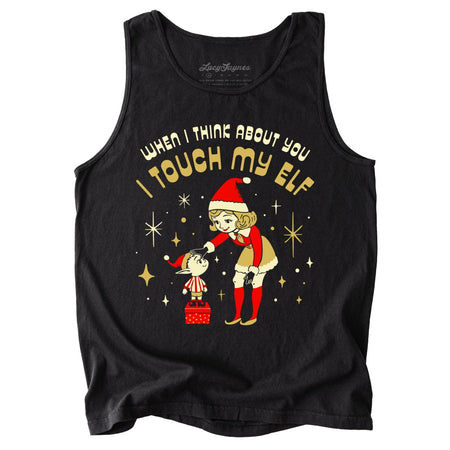 I Touch My Elf Comfort Colors Tank Top