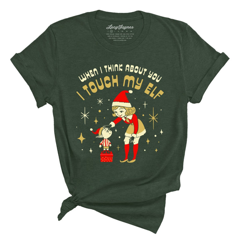 I Touch My Elf - Heather Forest - Front