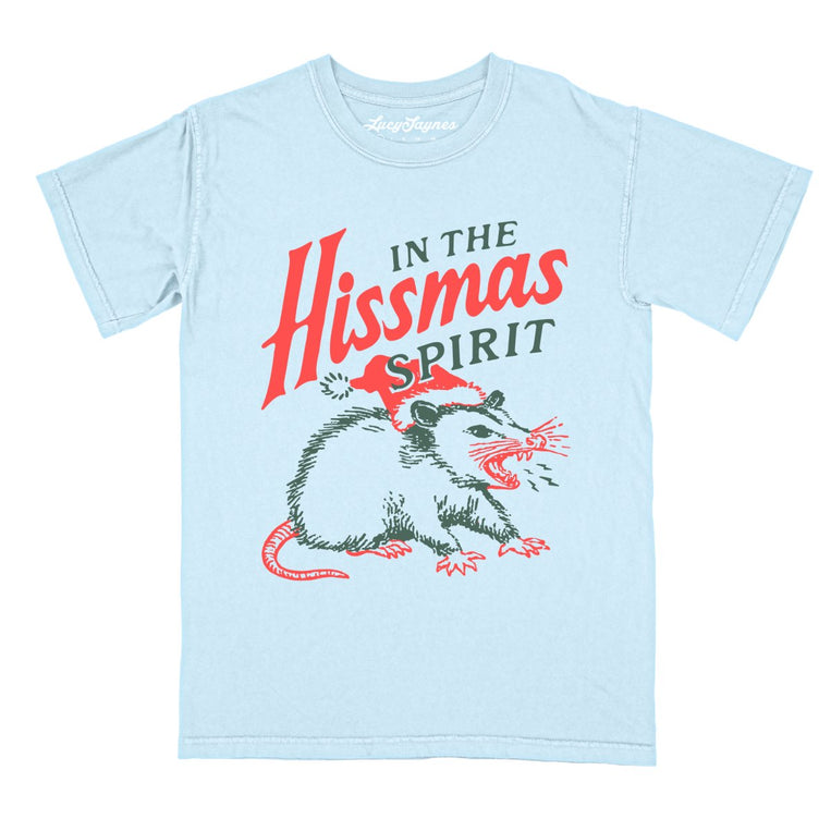In The Hissmas Spirit - Chambray - Comfort Colors Tee