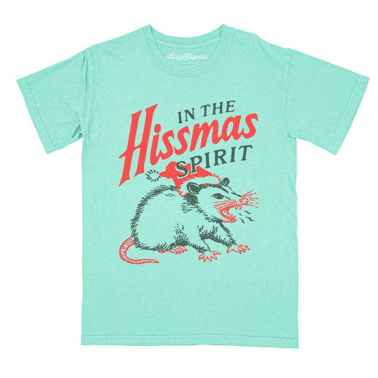 In The Hissmas Spirit - Island Reef - Comfort Colors Tee