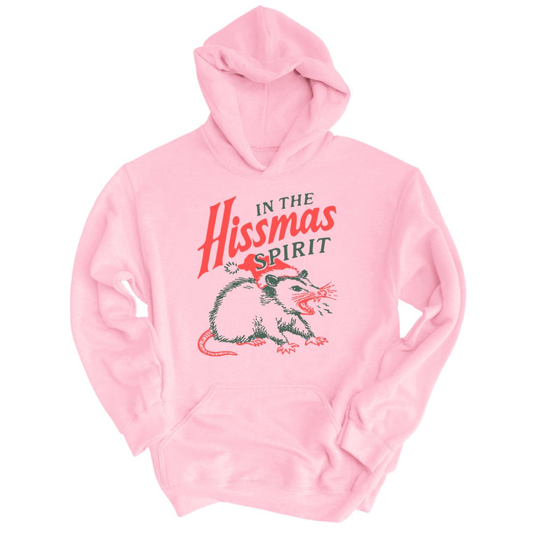 In The Hissmas Spirit - Light Pink - Unisex Hoodie