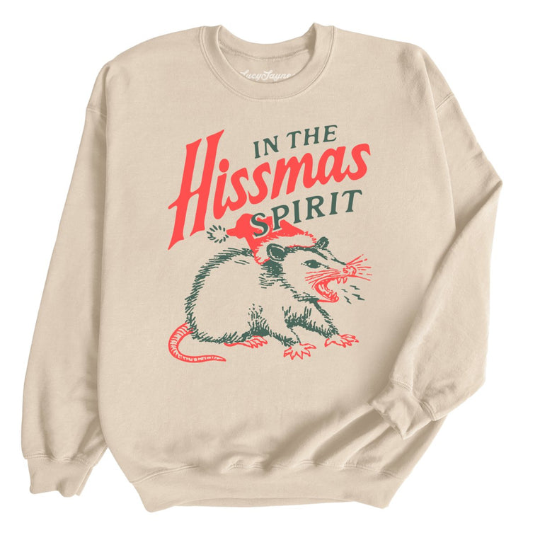 In The Hissmas Spirit - Sand - Unisex Sweatshirt