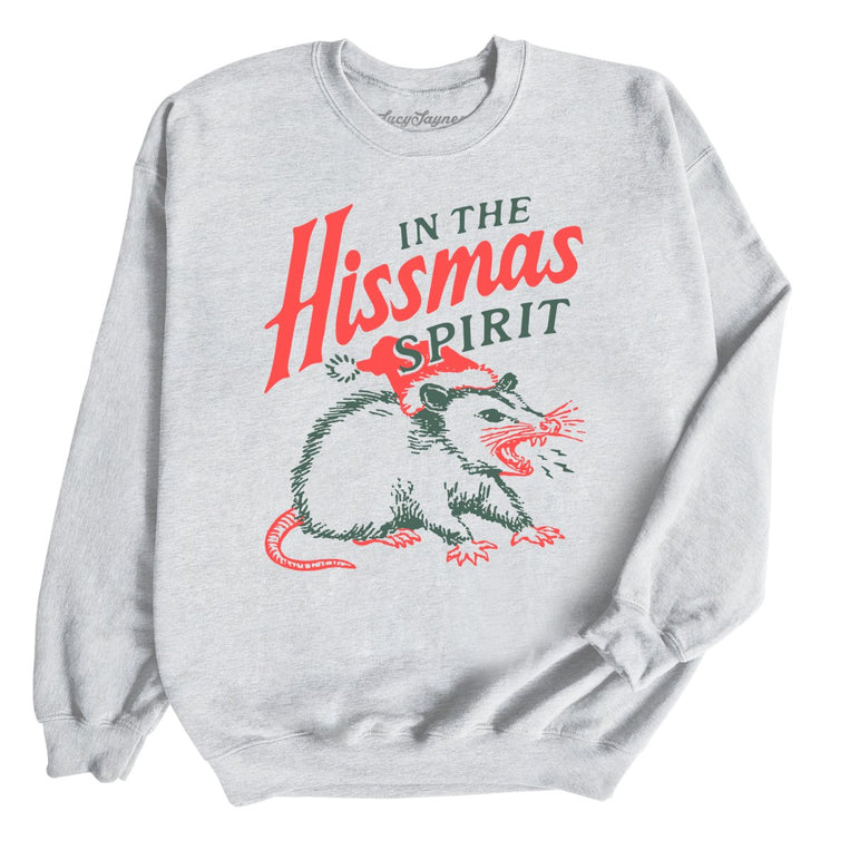 In The Hissmas Spirit - Ash - Unisex Sweatshirt