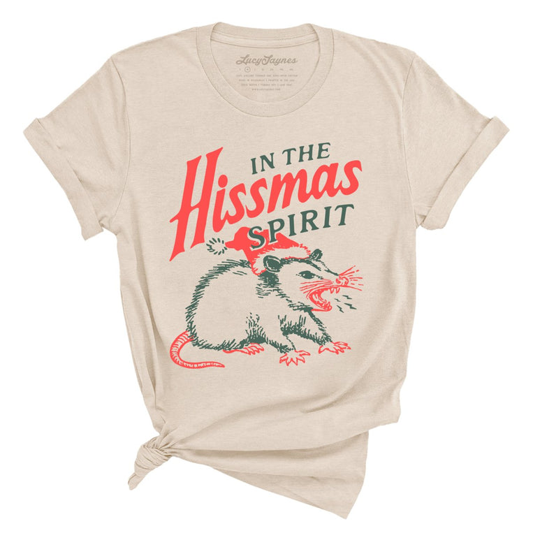 In The Hissmas Spirit - Soft Cream - Unisex T-Shirt