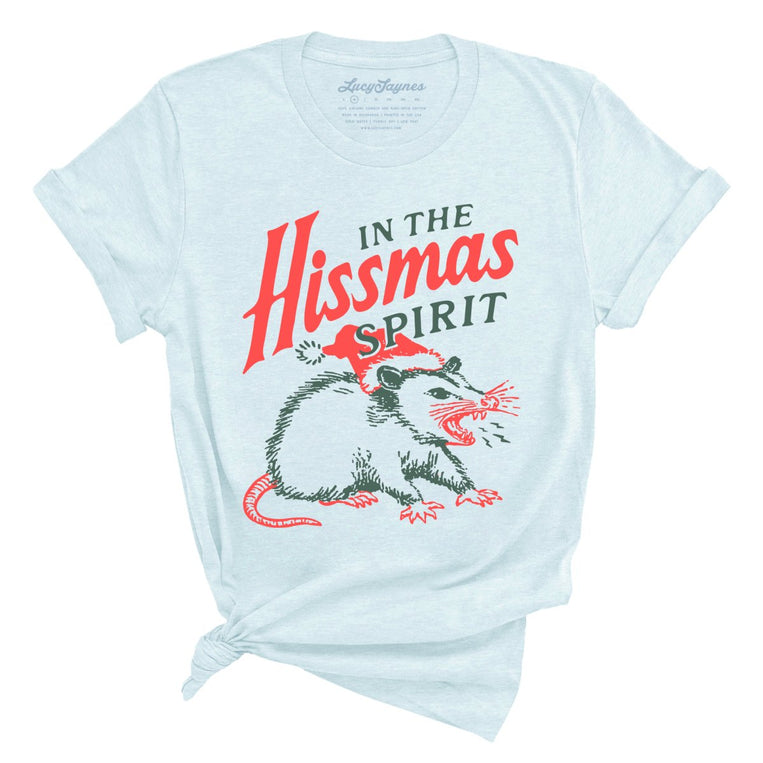 In The Hissmas Spirit - Heather Ice Blue - Unisex T-Shirt