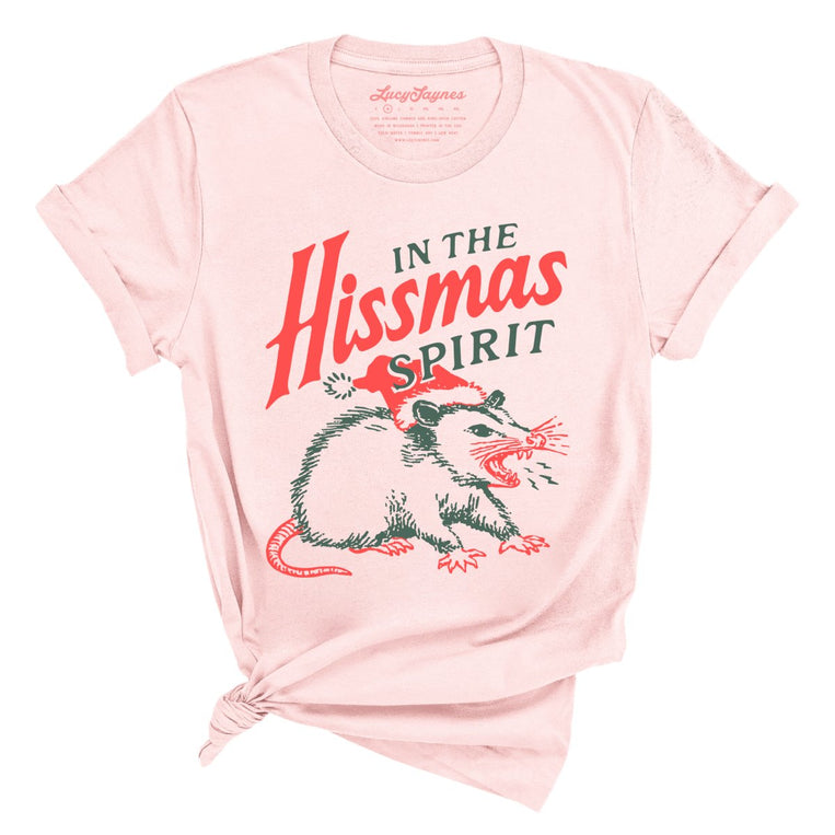 In The Hissmas Spirit - Soft Pink - Unisex T-Shirt