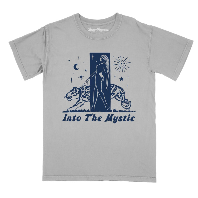 Into The Mystic Comfort Colors Graphic Tee - Granite