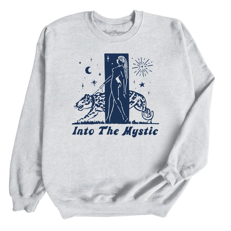 Into The Mystic Graphic Sweatshirt - Ash