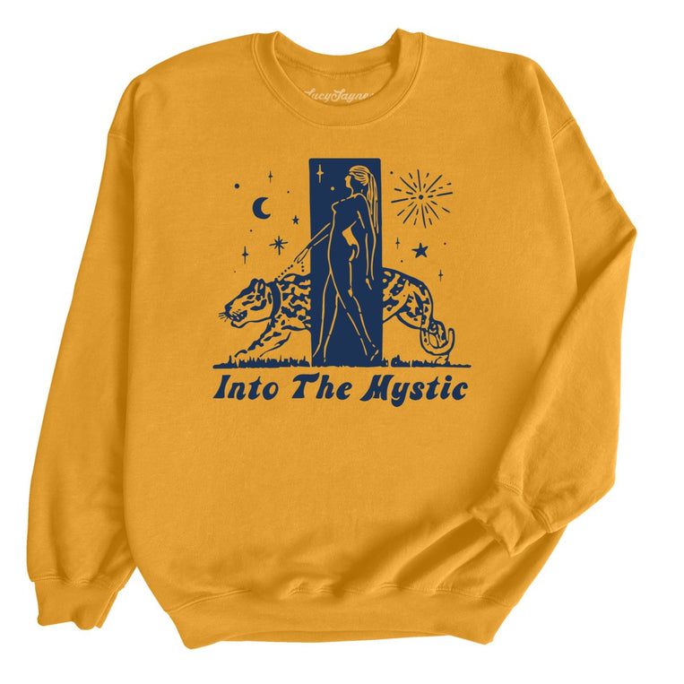 Into The Mystic Graphic Sweatshirt - Gold