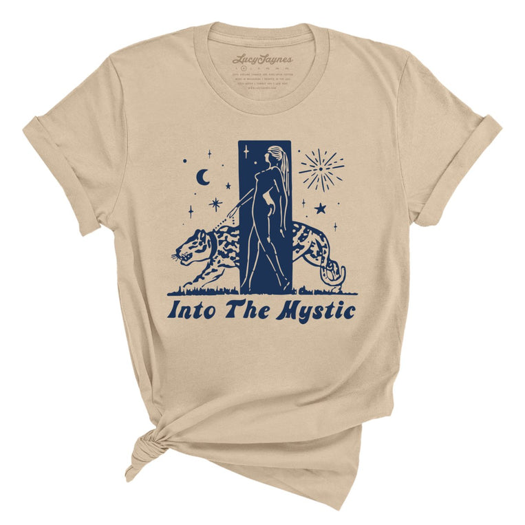 Into The Mystic Graphic Tee - Tan