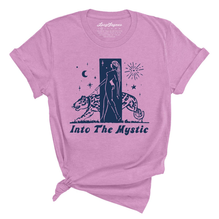 Into The Mystic Graphic Tee - Heather Orchid
