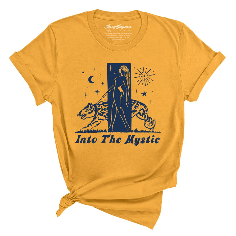 Into The Mystic Graphic Tee - Mustard