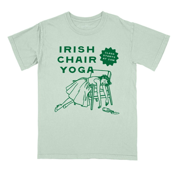 Irish Chair Yoga Comfort Colors Tee