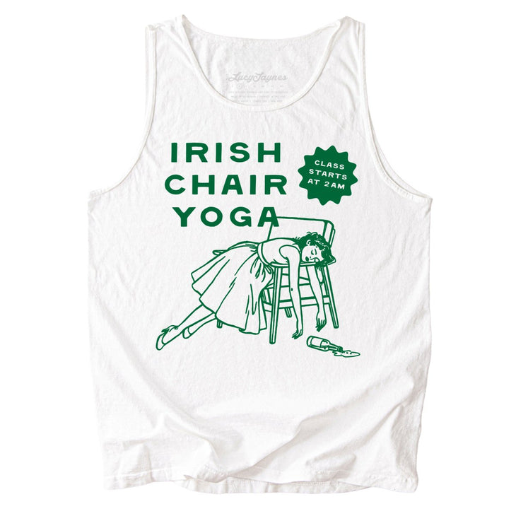 Irish Chair Yoga Comfort Colors Tank Top