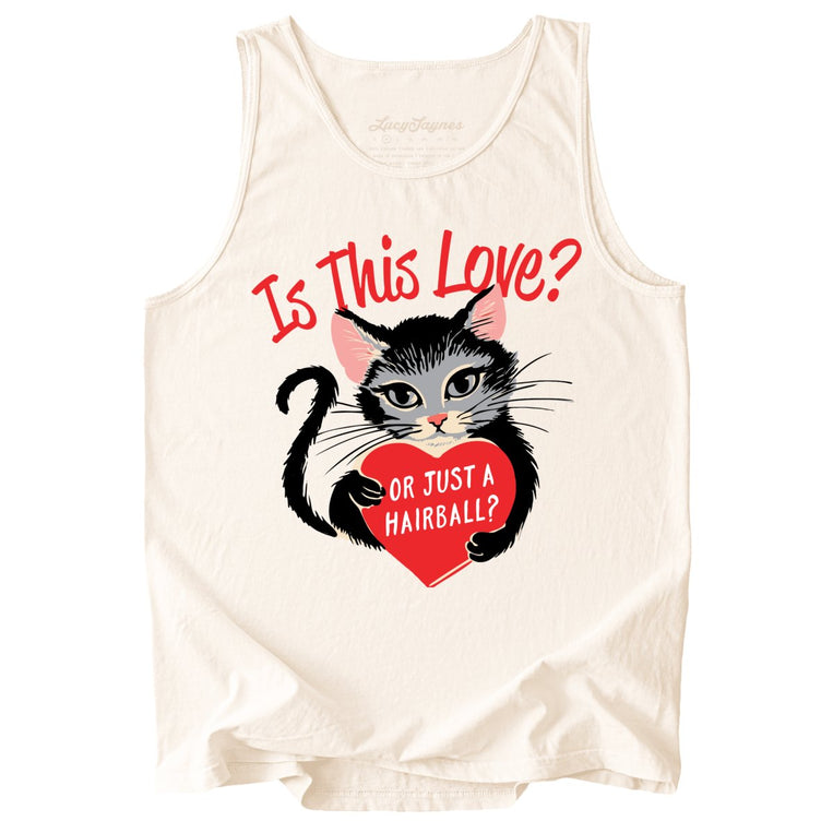 Is This Love Comfort Colors Graphic Tank Top - Ivory