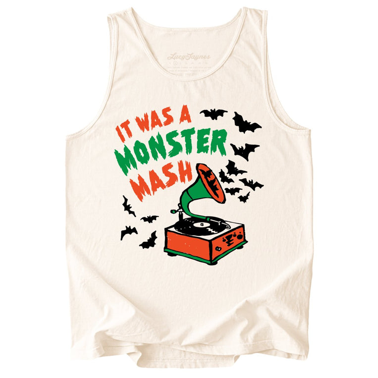 It Was A Monster Mash Comfort Colors Graphic Tank Top