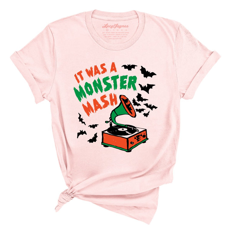 It Was A Monster Mash - Soft Pink - Full Front