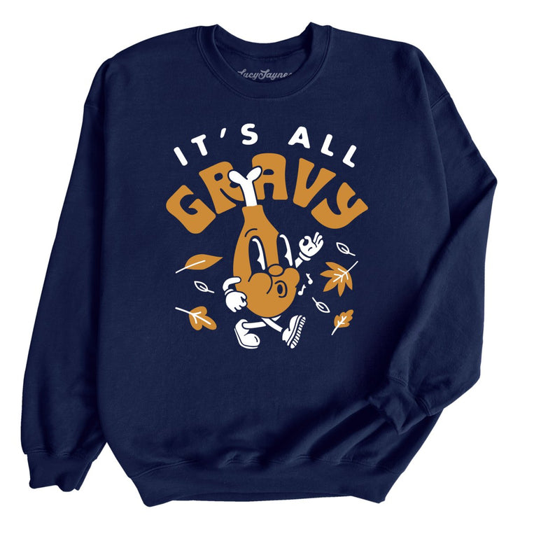 It's All Gravy - Navy - Full Front