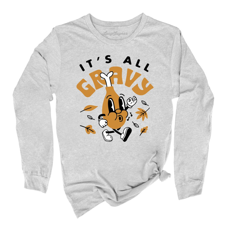 It's All Gravy - Athletic Heather - Full Front