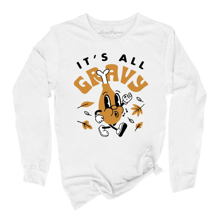 It's All Gravy - White - Full Front