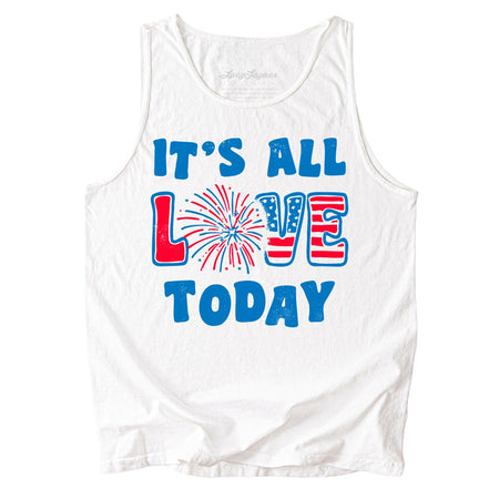 It's All Love Today Comfort Colors Tank Top