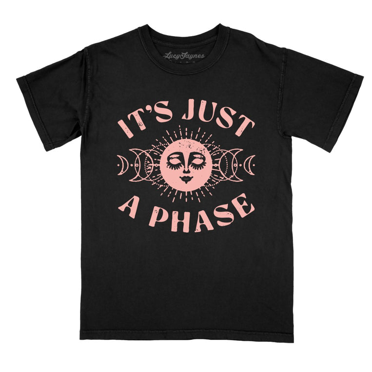It's Just A Phase - Black - Full Front