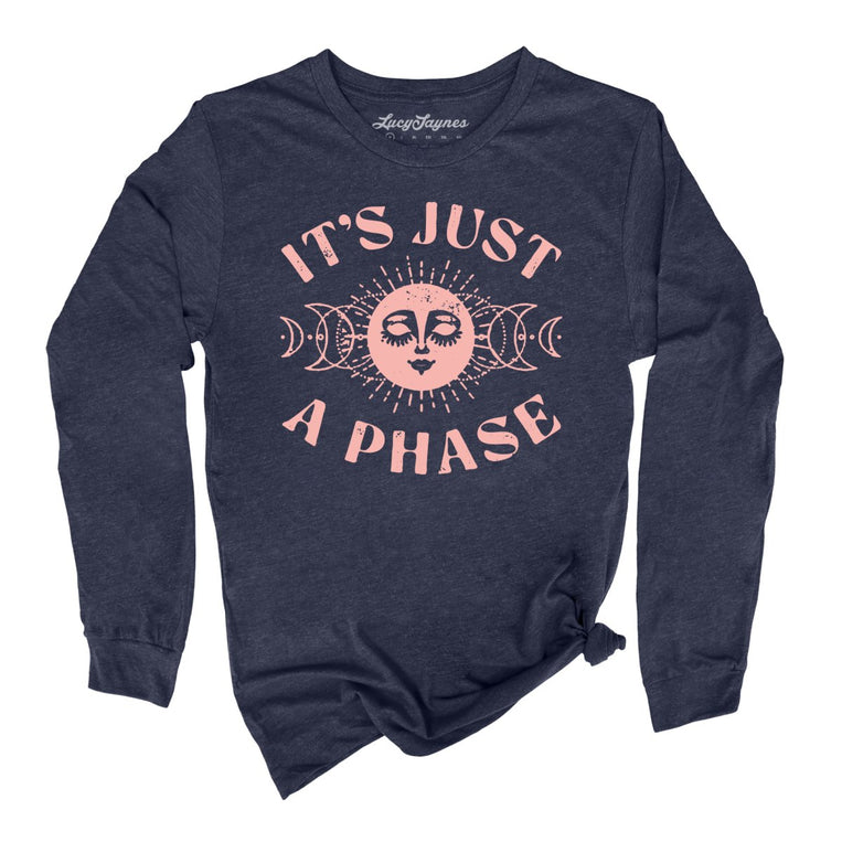 It's Just A Phase - Heather Navy - Full Front