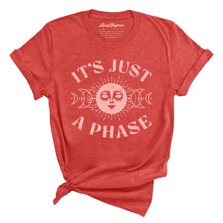It's Just A Phase - Heather Red - Full Front