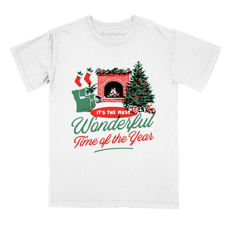 It's The Most Wonderful Time Of The Year - White - Comfort Colors Tee