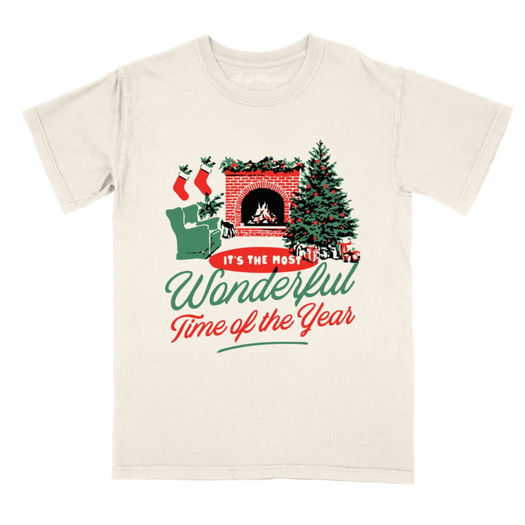It's The Most Wonderful Time Of The Year - Ivory - Comfort Colors Tee