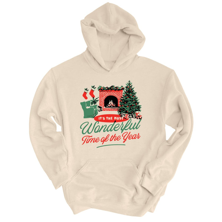It's The Most Wonderful Time Of The Year - Sand - Unisex Hoodie