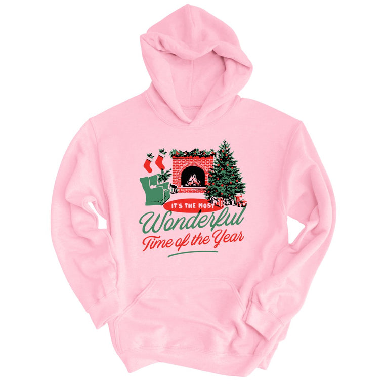 It's The Most Wonderful Time Of The Year - Light Pink - Unisex Hoodie