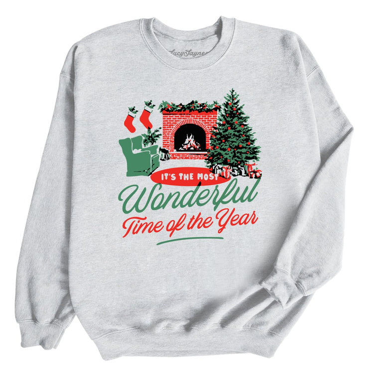 It's The Most Wonderful Time Of The Year - Ash - Unisex Sweatshirt