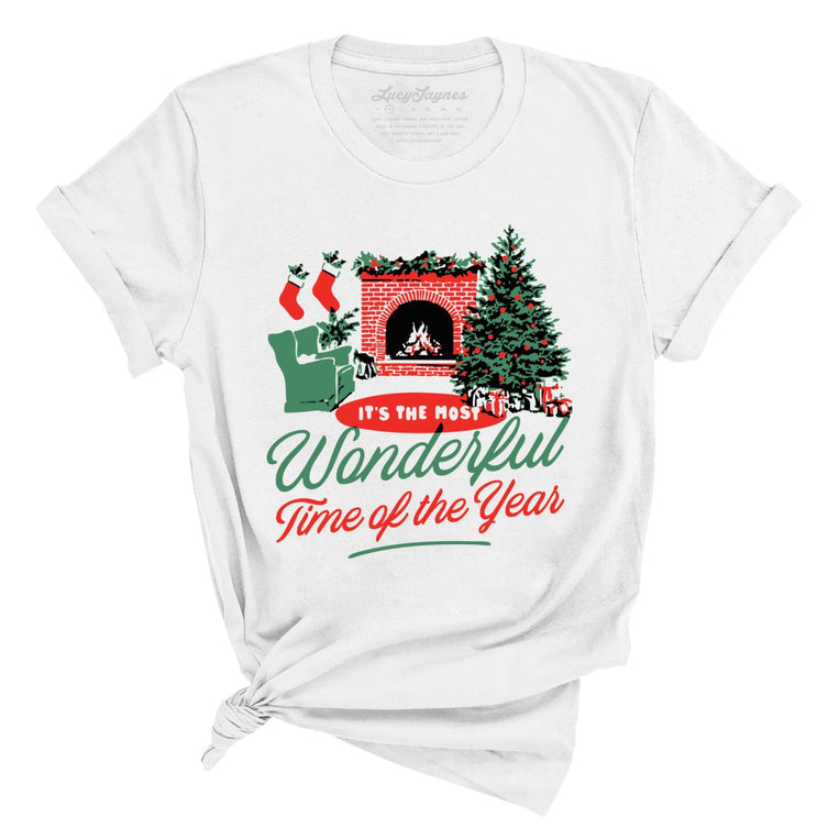 It's The Most Wonderful Time Of The Year - White - Unisex T-Shirt