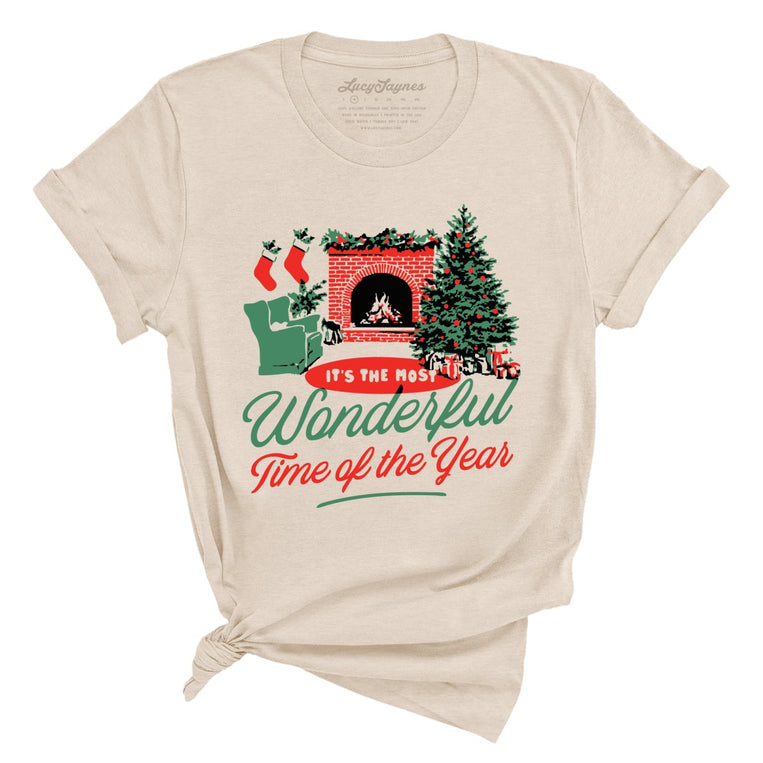 It's The Most Wonderful Time Of The Year - Soft Cream - Unisex T-Shirt