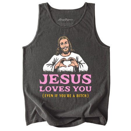 Jesus Loves You Comfort Colors Tank Top