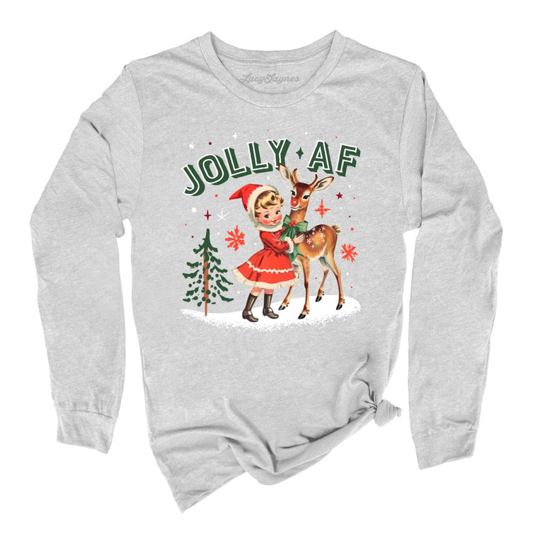 Jolly AF - Athletic Heather - Full Front