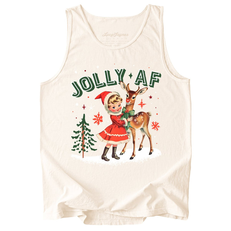 Jolly AF Comfort Colors Graphic Tank Top