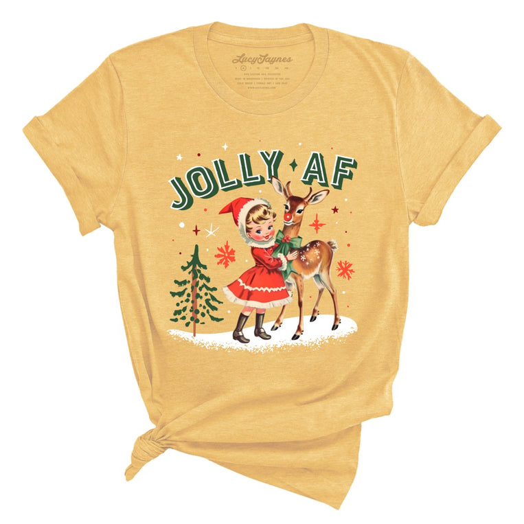 Jolly AF - Heather Yellow Gold - Full Front
