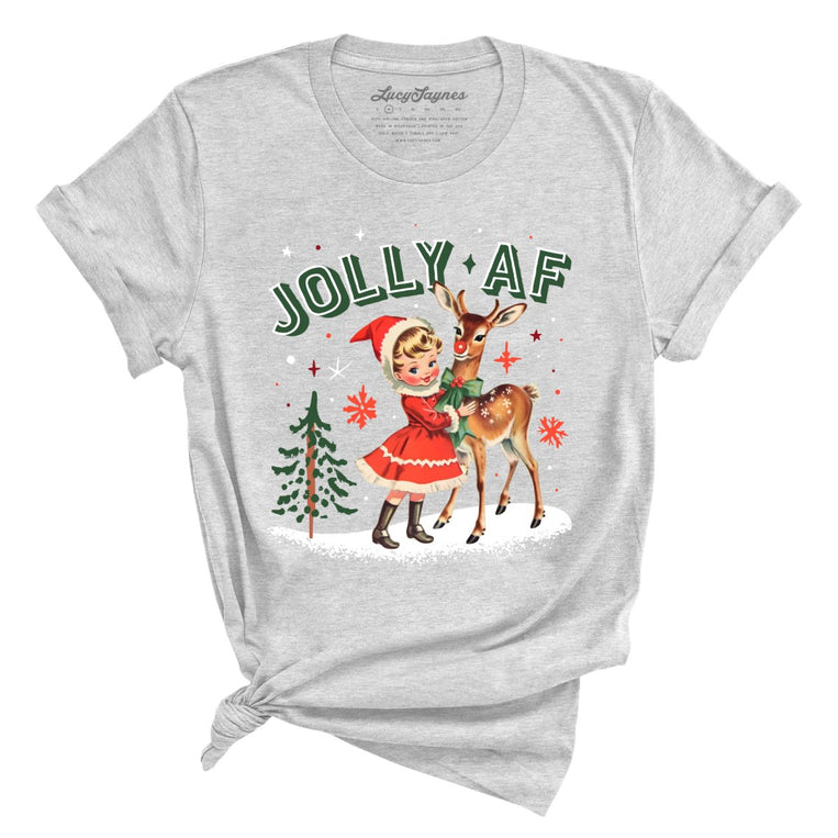 Jolly AF - Athletic Heather - Full Front